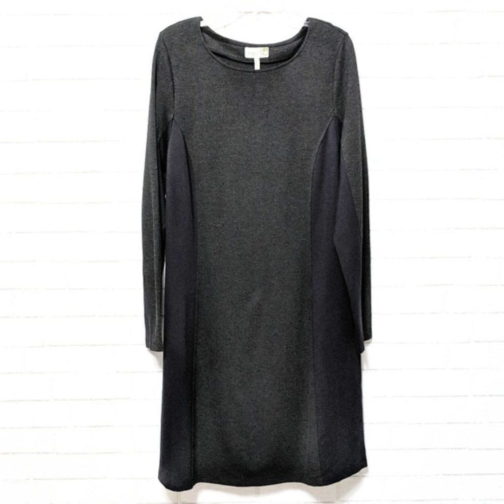 NWOT SAHALIE Long Sleeve Knit Shirt Dress 1X